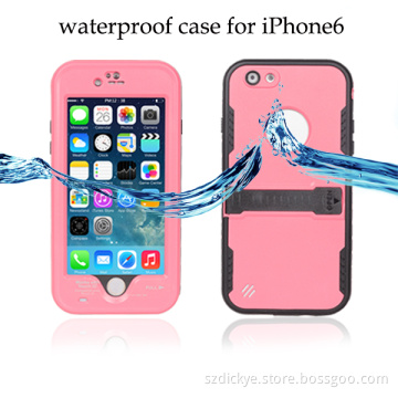 Factory Hot Wholesales Waterproof Case for iPhone 6 Plus